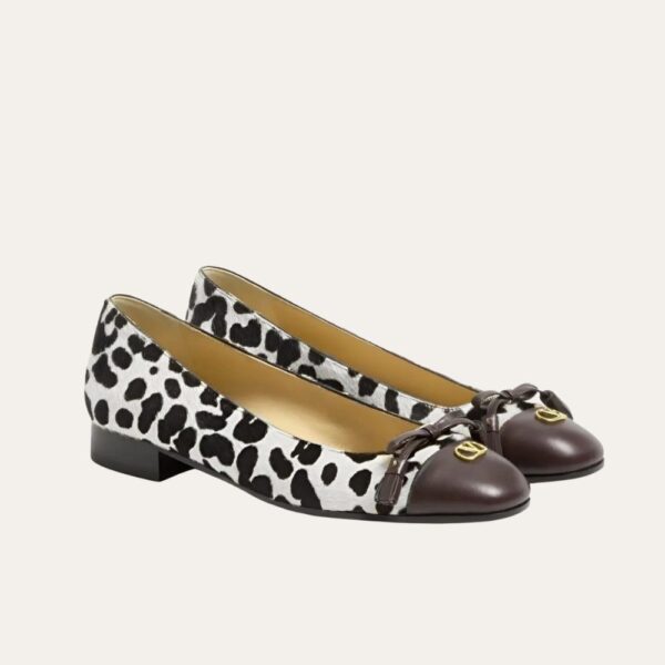 Valentino Valet Du Roi Ballerina In Pony Leopard Print 7W2S0Mr8Ess Bnb