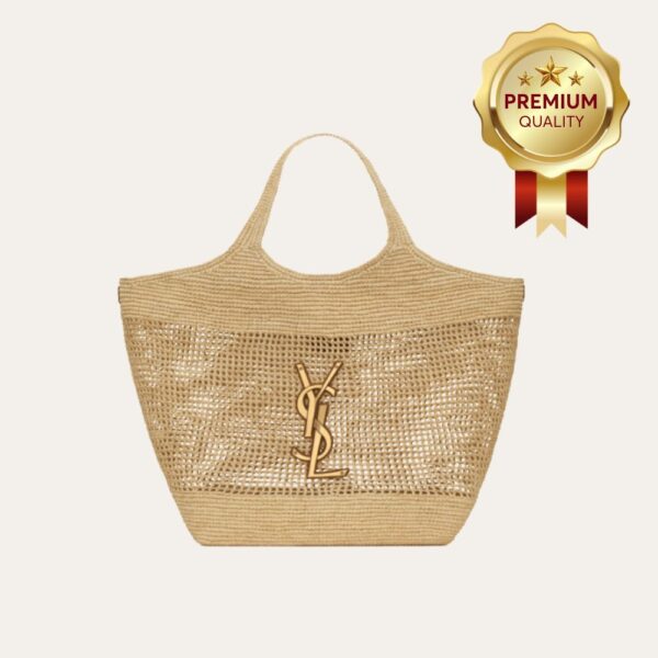 [优质品质] – Saint Laurent Icare Maxi Raffia 托特包 14.2 英寸 772191Gaaek2063