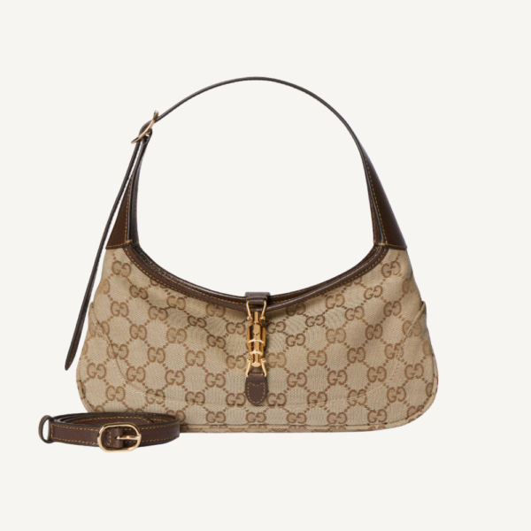 Gucci Jackie Slim 中号单肩包 沙色 11 英寸