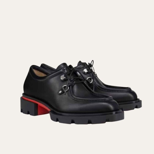 Christian Louboutin Our Pabelito 皮革德比鞋 黑色 3240499BK01