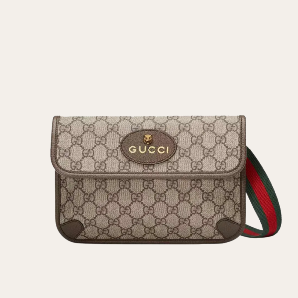 Gucci Neo Vintage GG Supreme Messenger 包 棕色 帆布 皮革袋 棕色 小号