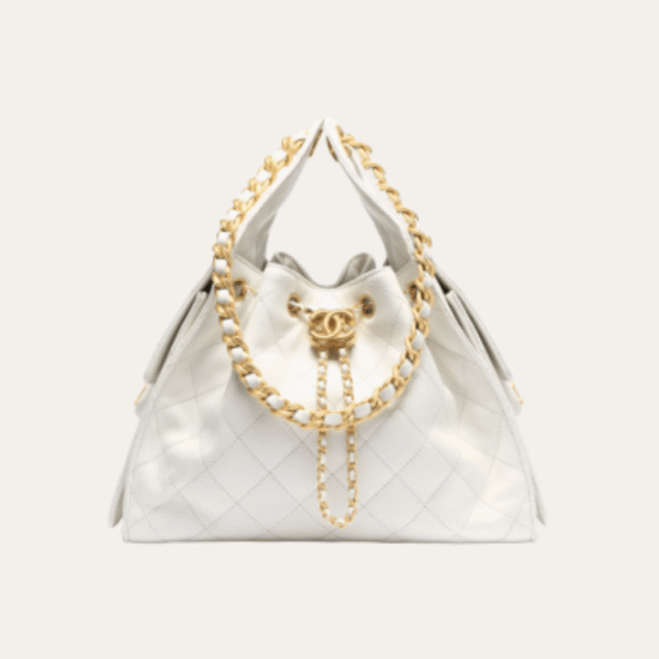 Chanel 25 小号手袋白色 13.4 英寸