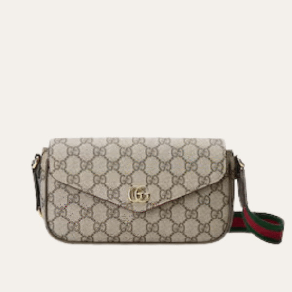 Gucci Horsebit 1955 Envelope 单肩包 米色 7.9 英寸