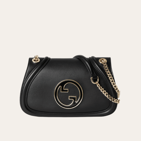 Gucci Blondie 小号单肩包 黑色 8.7 英寸 ?815715 AAEEX1000