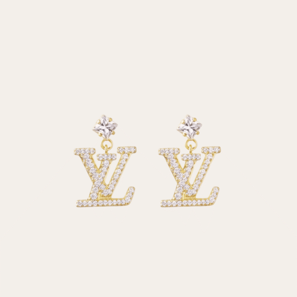 Louis Vuitton Lv Charm Drop 耳环 金色