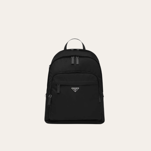 Prada Re Nylon And Saffiano 双肩包 黑色 16.9 英寸 2Vz048 2Dmg F0002