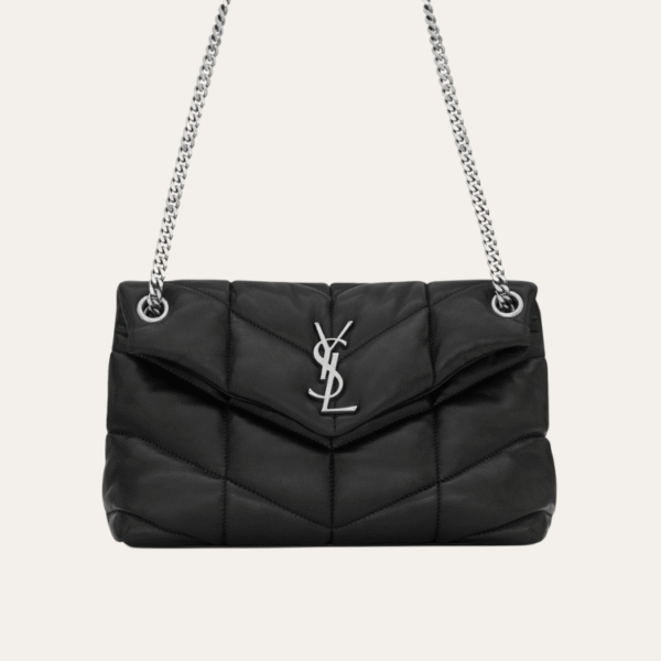 Saint Laurent Loulou 包袋 黑色 Nappa 8.7 英寸 5774761El001000