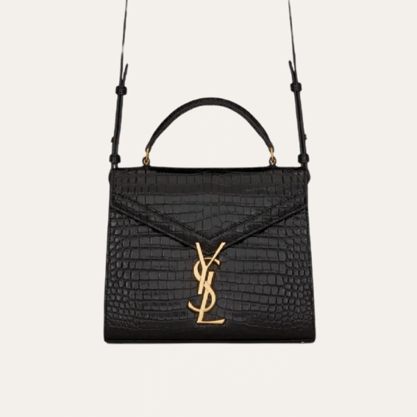 Saint Laurent Cassandra 包袋 黑色 7.9 英寸