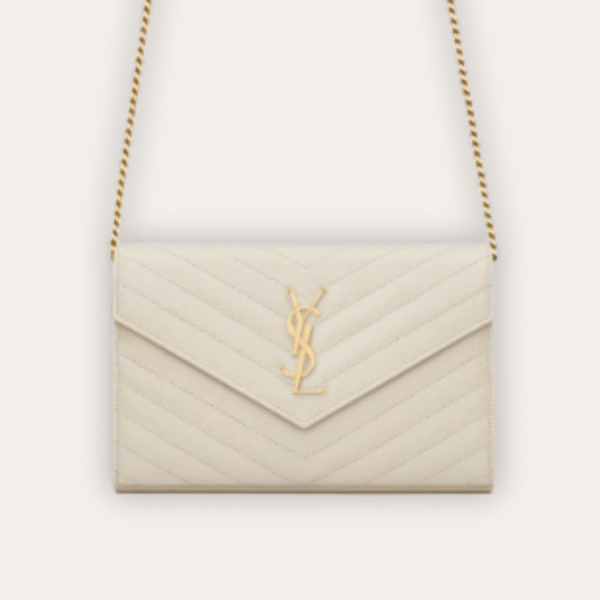 Saint Laurent Envelope Woc 白色包 8.7 英寸袋 377828BOW019207