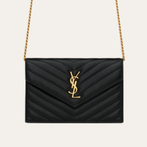 Saint Laurent Envelope Woc 黑色包袋 8.7 英寸 742920AAA441000