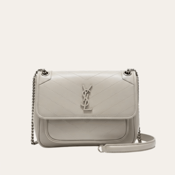 Saint Laurent Niki 包袋 灰色 绗缝 11 英寸