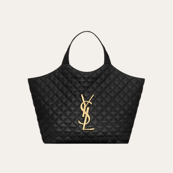 Saint Laurent Icare Maxi 购物包袋 黑色 13.8 英寸 698651Aaang1000