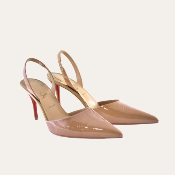 Christian Louboutin Apostropha Sling 80 米色 1240830N295