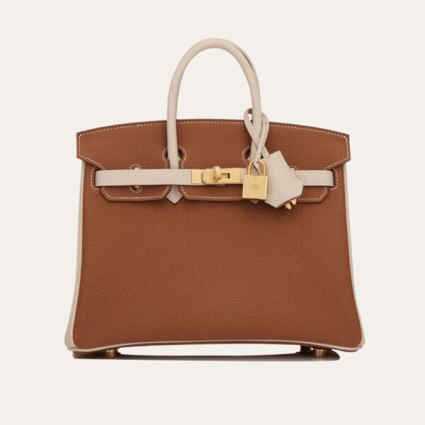Hermes Birkin 30 Togo 拉丝皮革 金色 五金配件 棕色 30 厘米