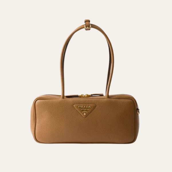 Prada 中号顶部提手包袋 焦糖色 11.4 英寸 1Bb126 2Dkv F03V8 V Ono